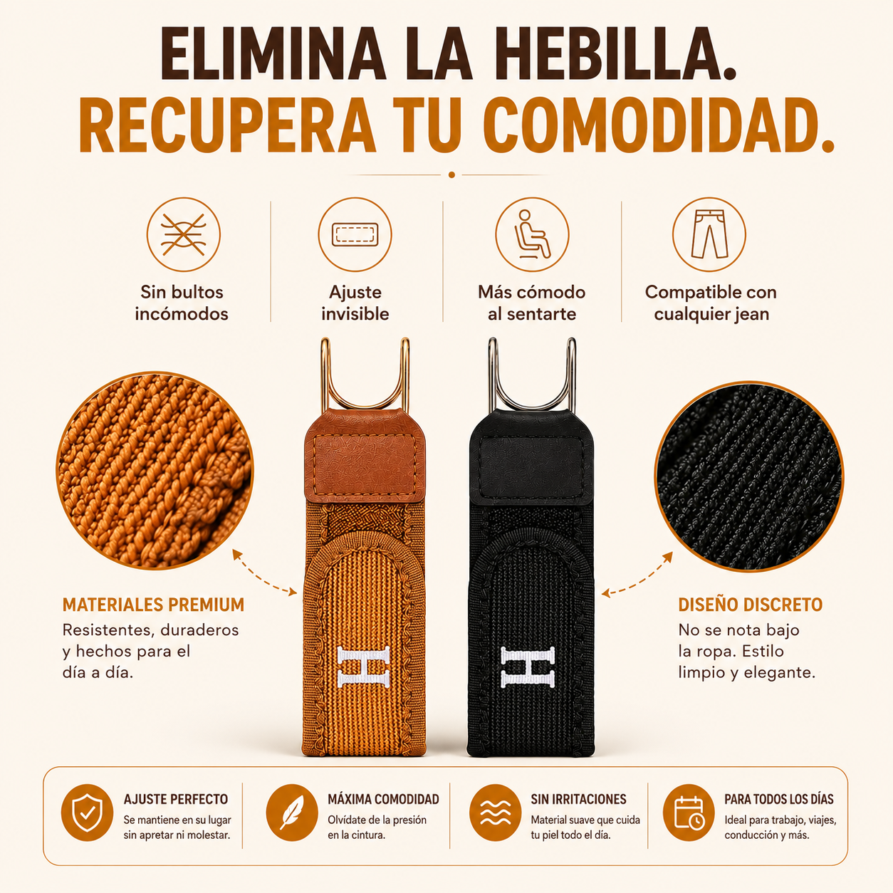 Cinturón elástico ajustable